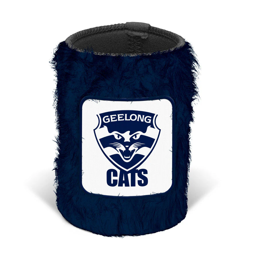 Geelong Cats Fluffy Logo Can Cooler - Image 2