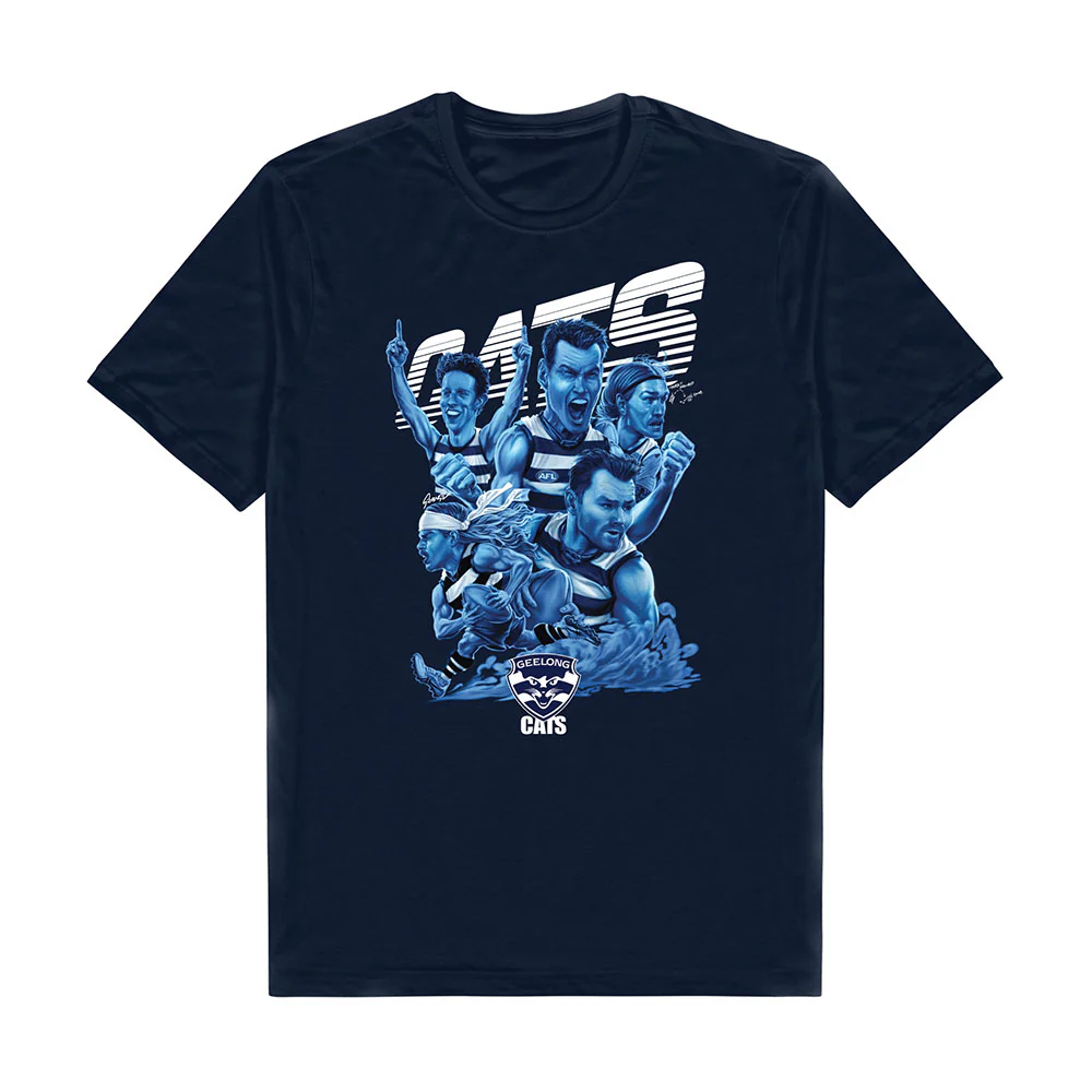 Geelong Cats Grange Kids Team Tee