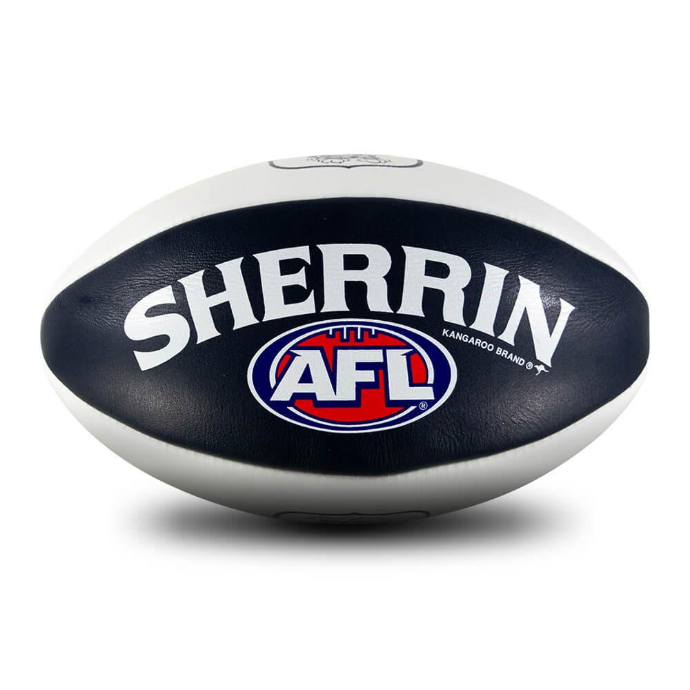 Geelong Cats Leather Football - Size 5 - Image 4