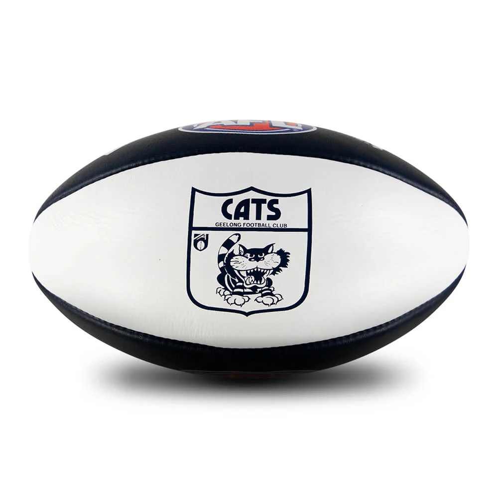 Geelong Cats Leather Football - Size 5 - Image 6