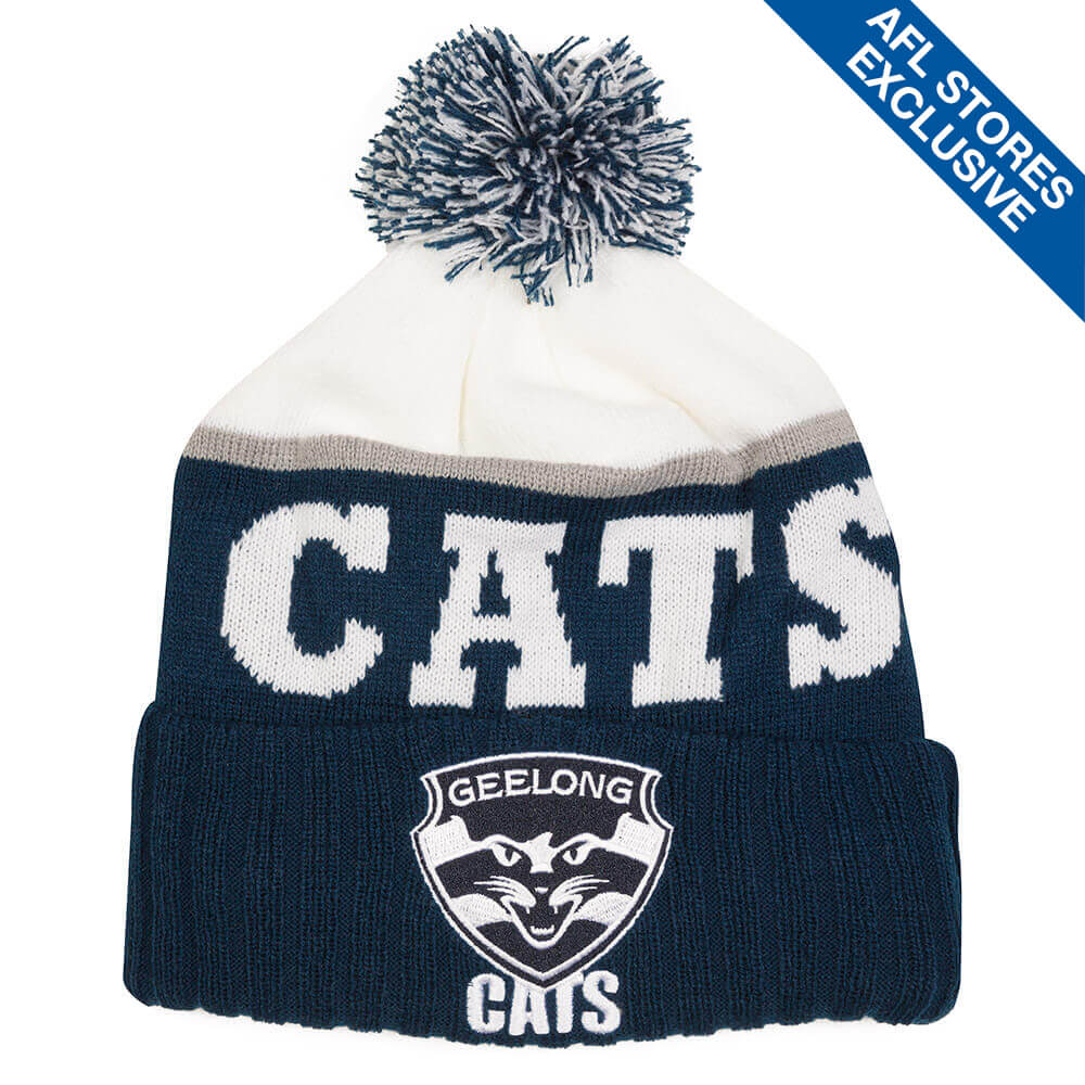 Geelong Cats Letter Logo Beanie - Image 4