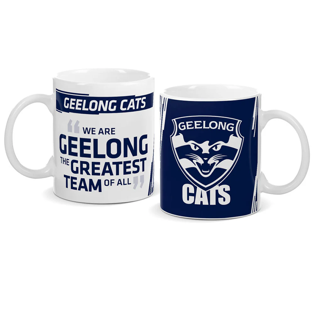 Geelong Cats Logo And Song Mug - Image 2