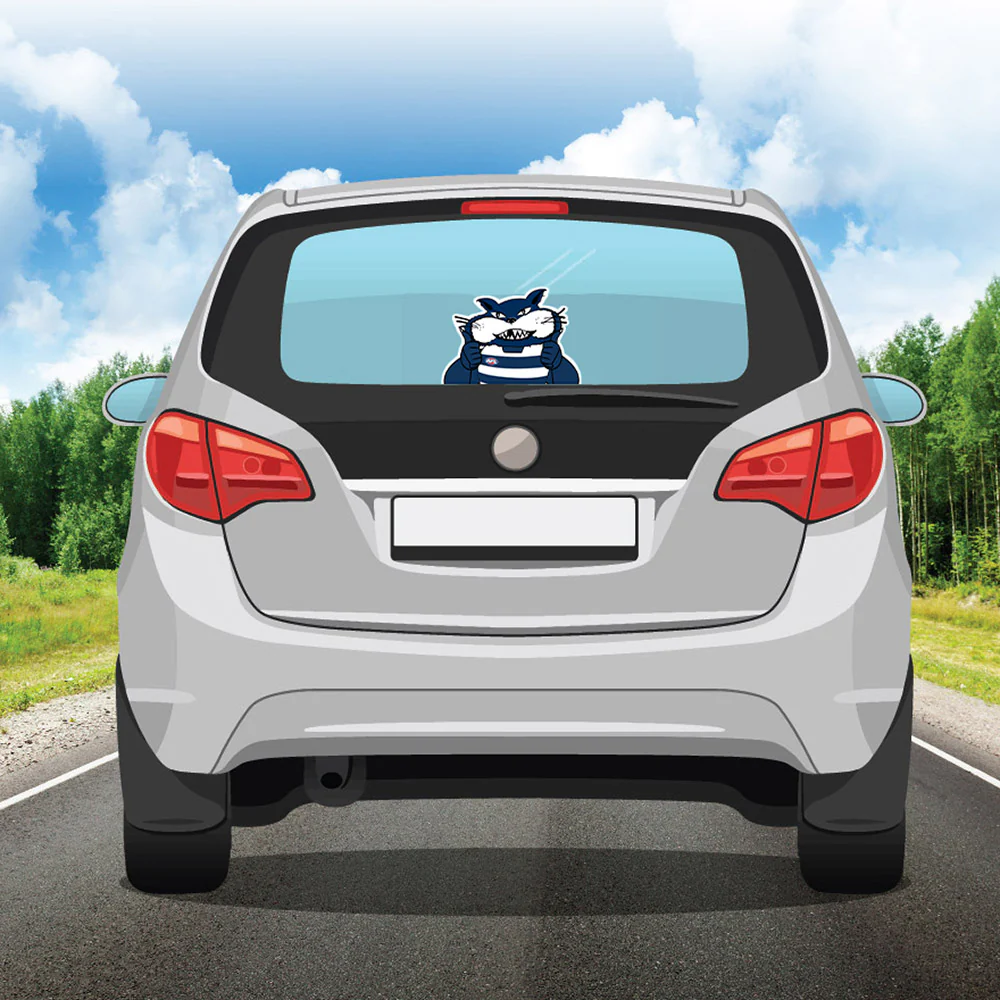 Geelong Cats Mascot Car Decal - Image 2
