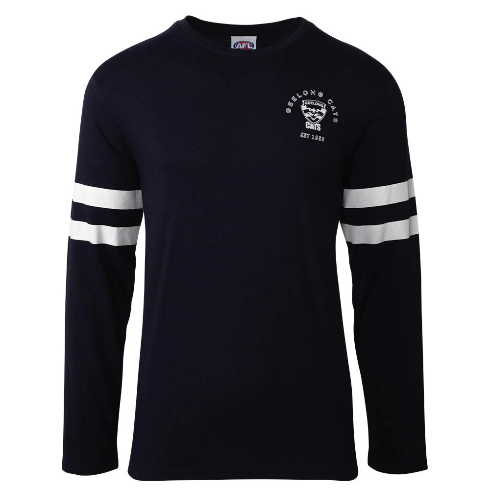 Geelong Cats Men's Long-Sleeve Tee - Image 2
