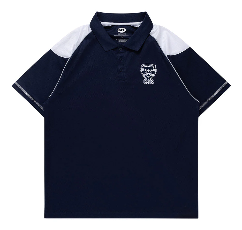 Geelong Cats Mens Performance Polo - Image 5