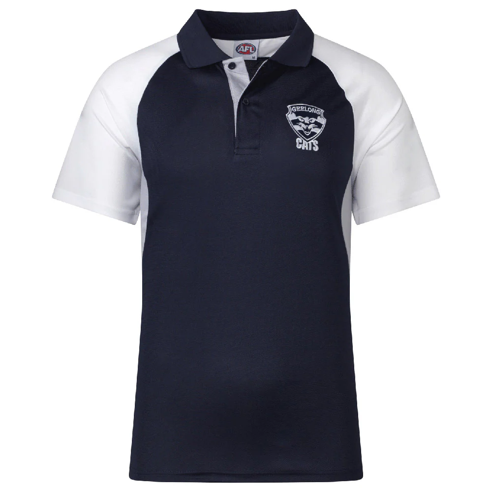 Geelong Cats Mens Summer Premium Polo