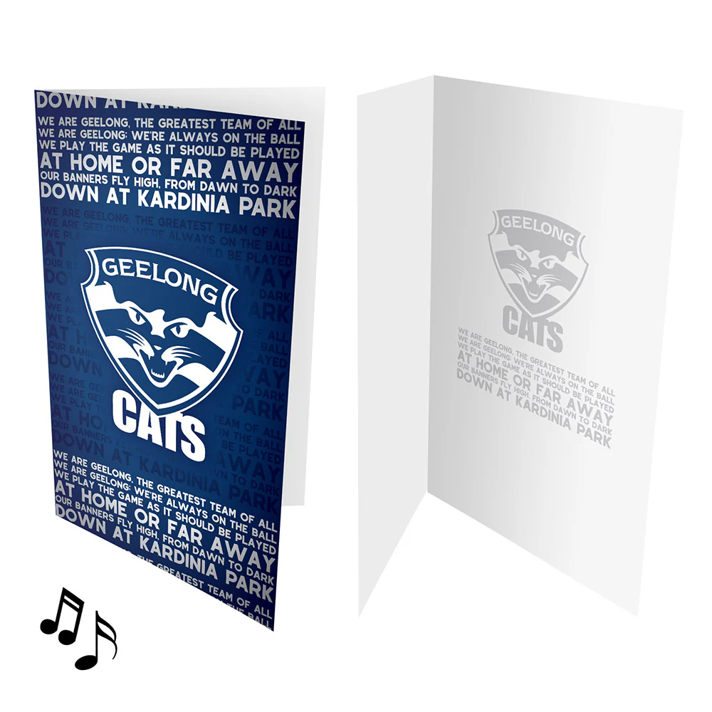 Geelong Cats Musical Card