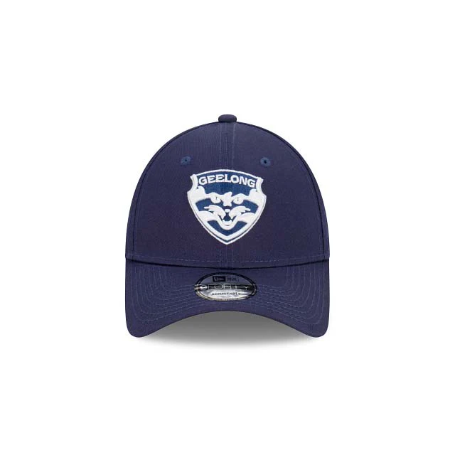 Geelong Cats New Era 9forty Cloth Strap Cap - Image 2