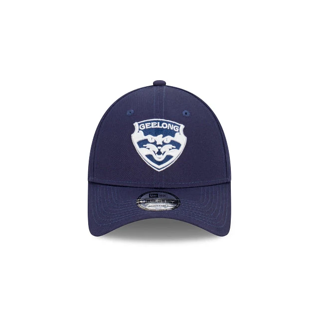 Geelong Cats New Era 9forty Cloth Strap Cap - Image 7
