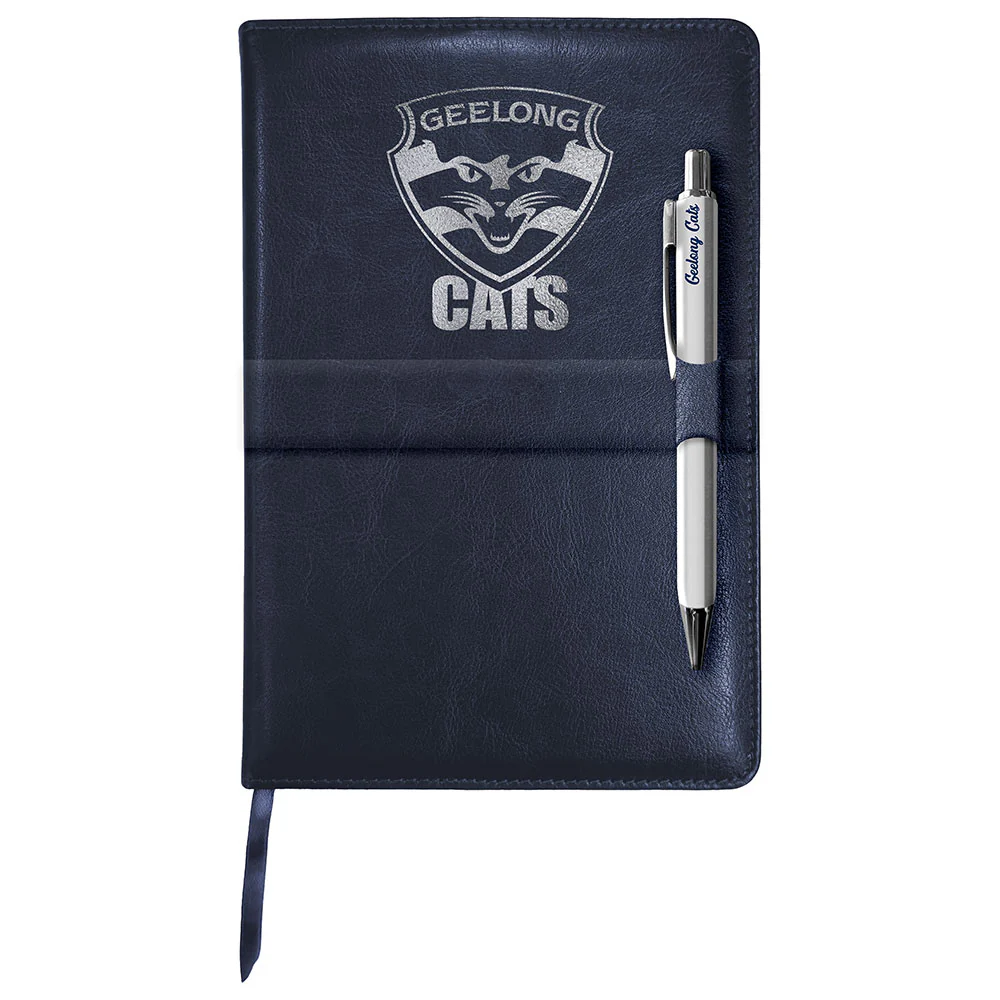 Geelong Cats Notebook And Pen Gift Pack
