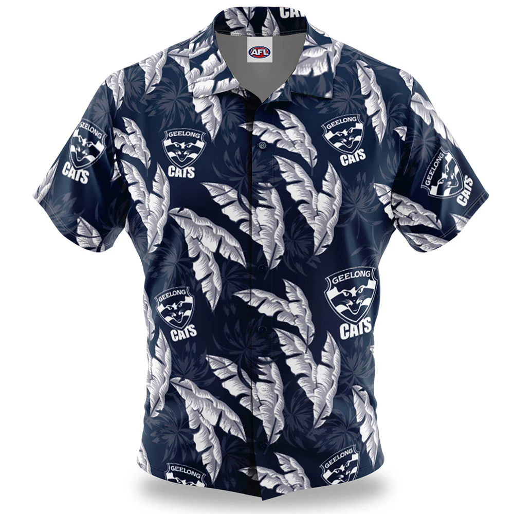 Geelong Cats Paradise Hawaiian Shirt