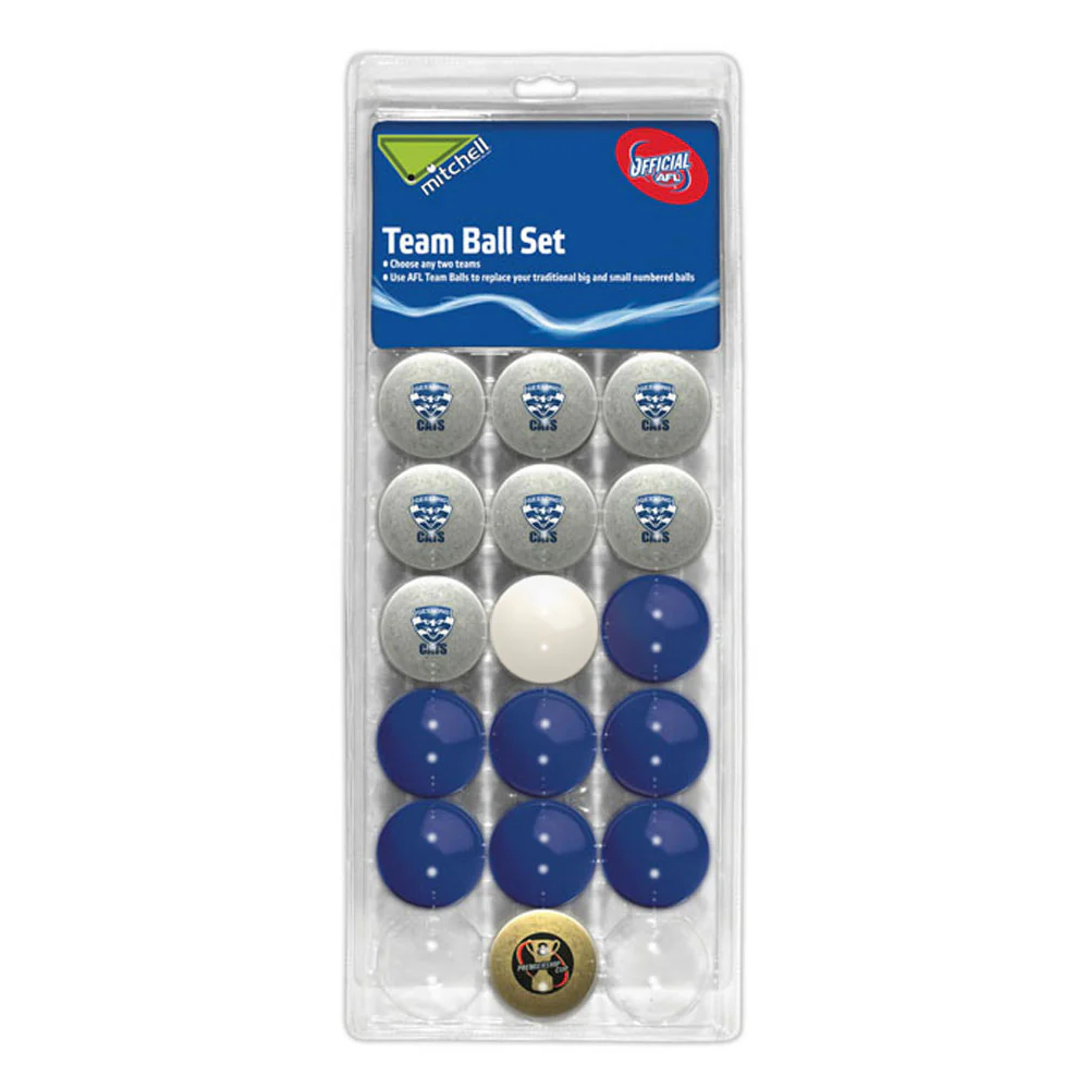 Geelong Cats Pool Ball Set - Image 2