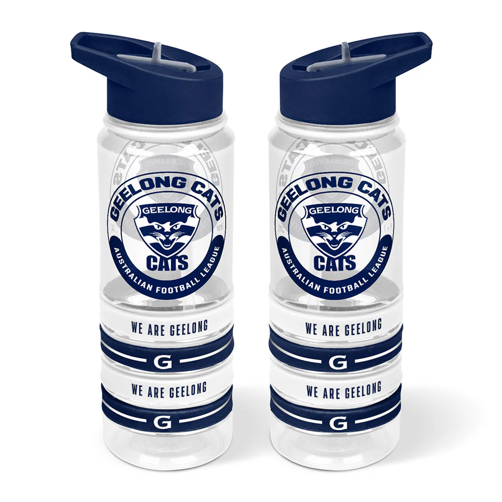 Geelong Cats Quad Bands Tritan Drink Bottle - Image 2