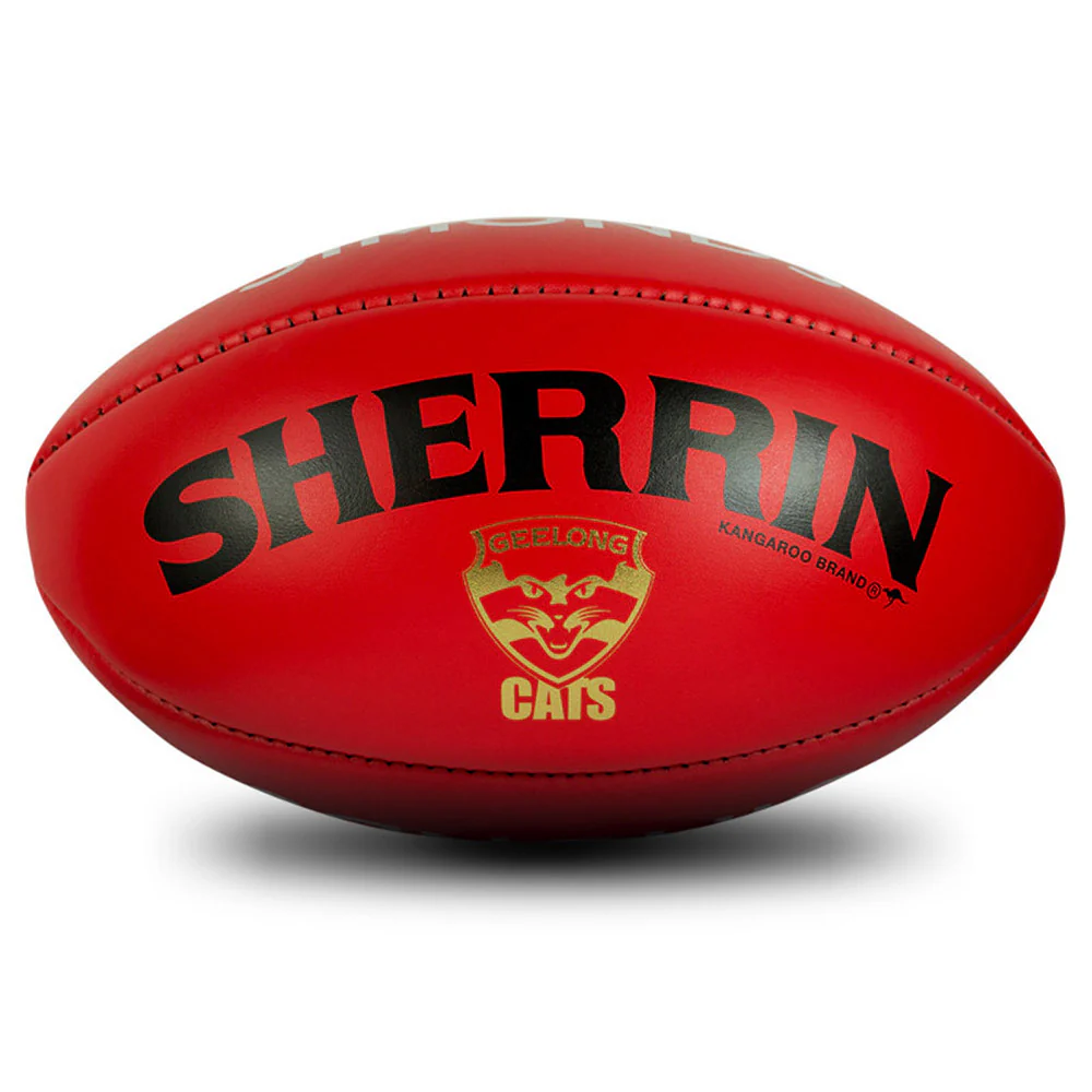 Geelong Cats Red Official Game Ball