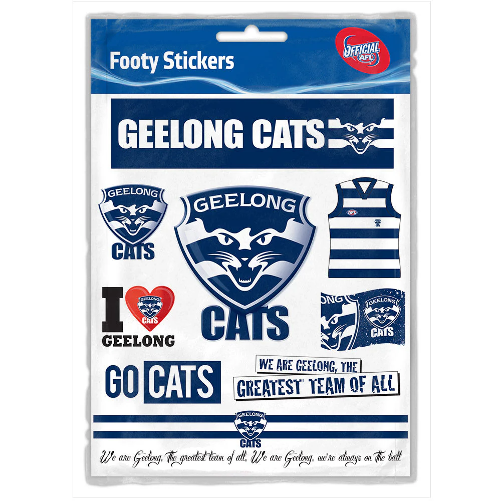 Geelong Cats Sticker Sheet - Image 2