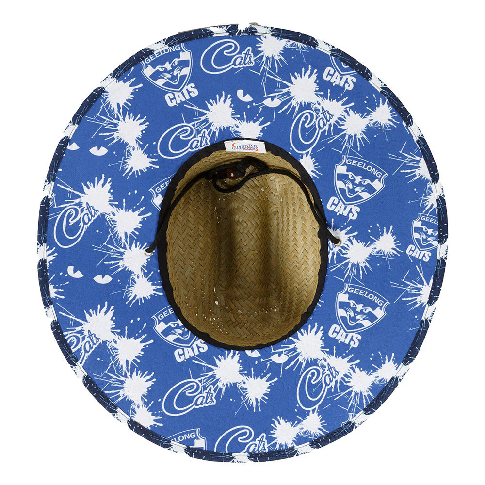 Geelong Cats Straw Hat - Image 4