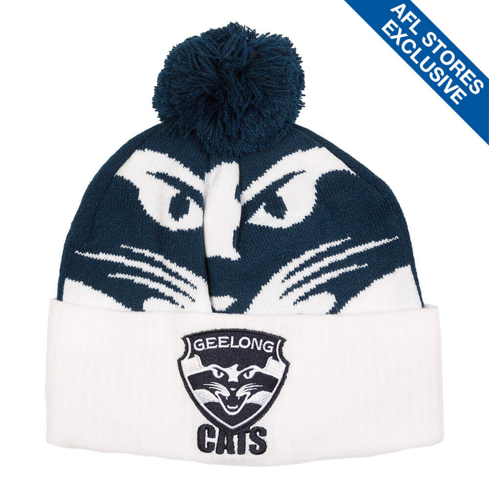 Geelong Cats Team Logo Youth Beanie