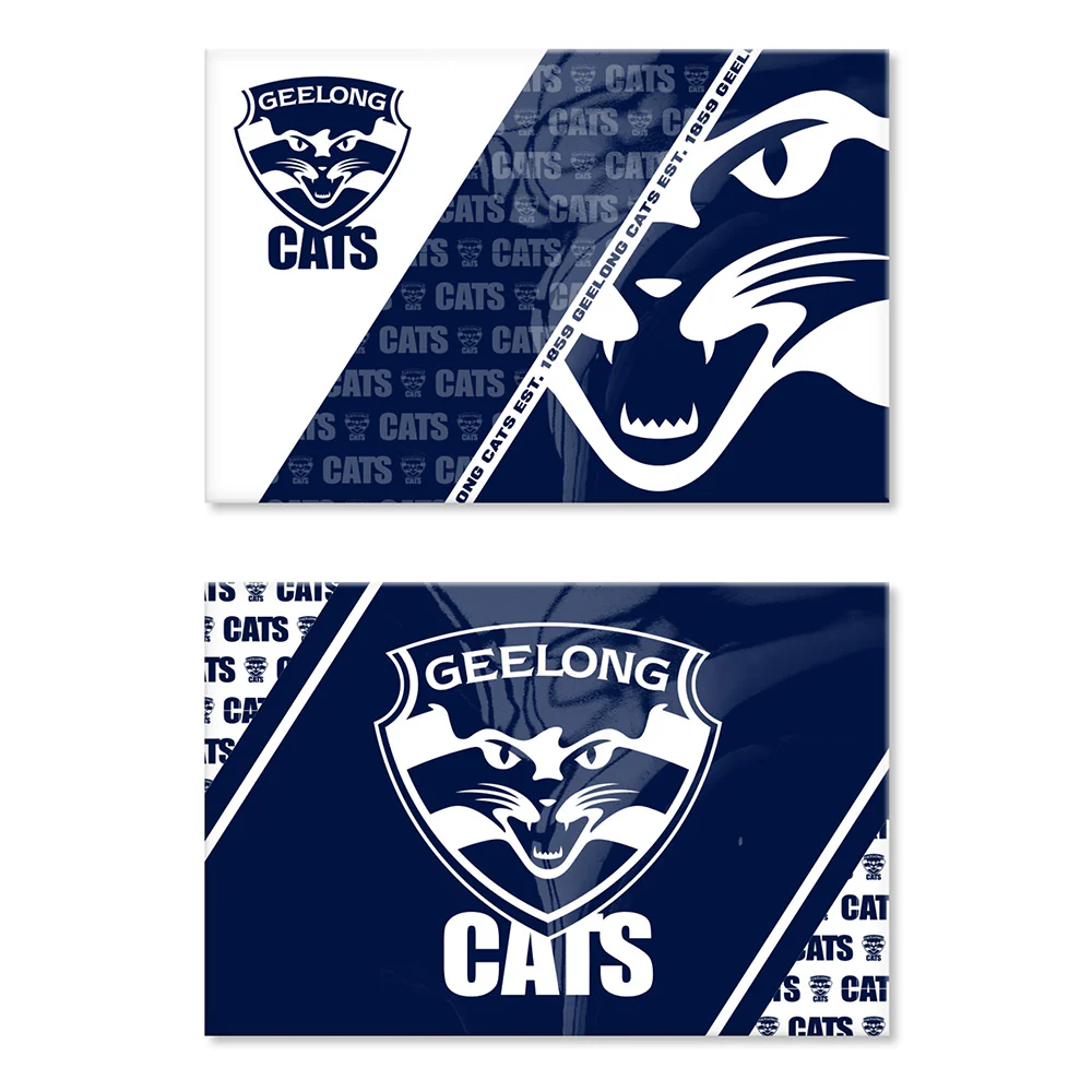 Geelong Cats Team Logo Magnets - 2 Pack