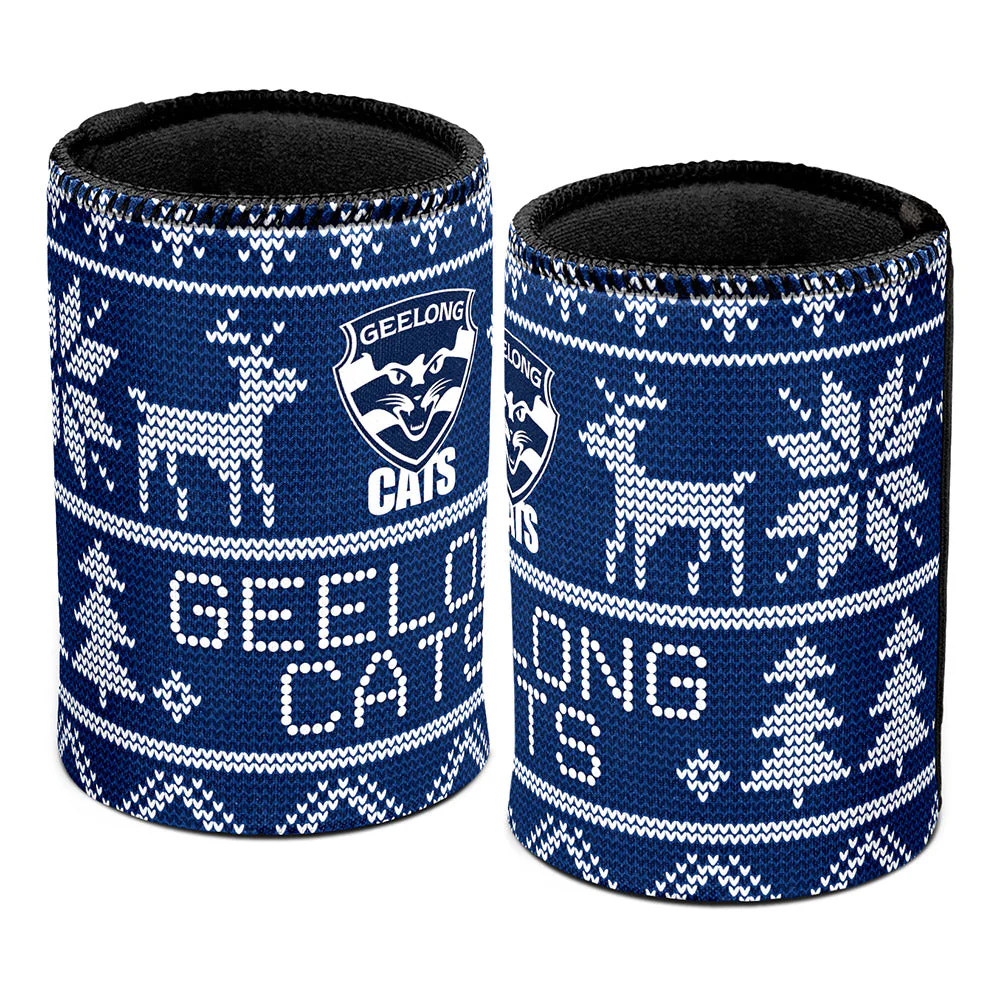 Geelong Cats Christmas Can Cooler - Image 2