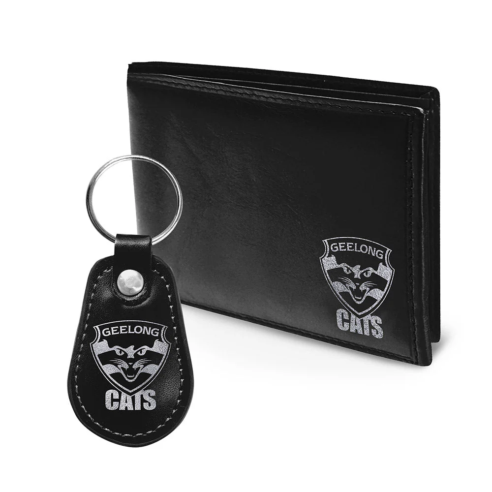 Geelong Cats Wallet & Keyring Pack - Image 2