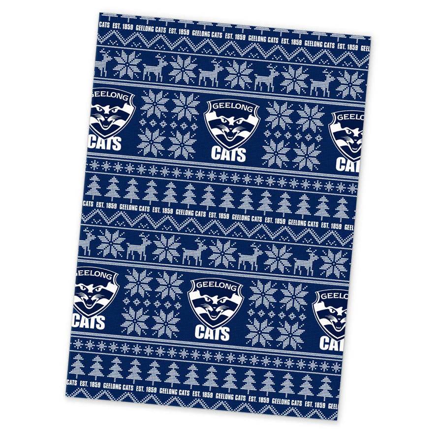 Geelong Cats Christmas Wrapping Paper
