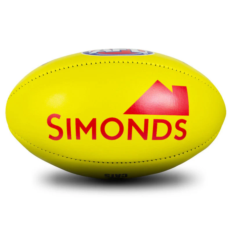 Geelong Cats Yellow Official Game Ball - Image 7