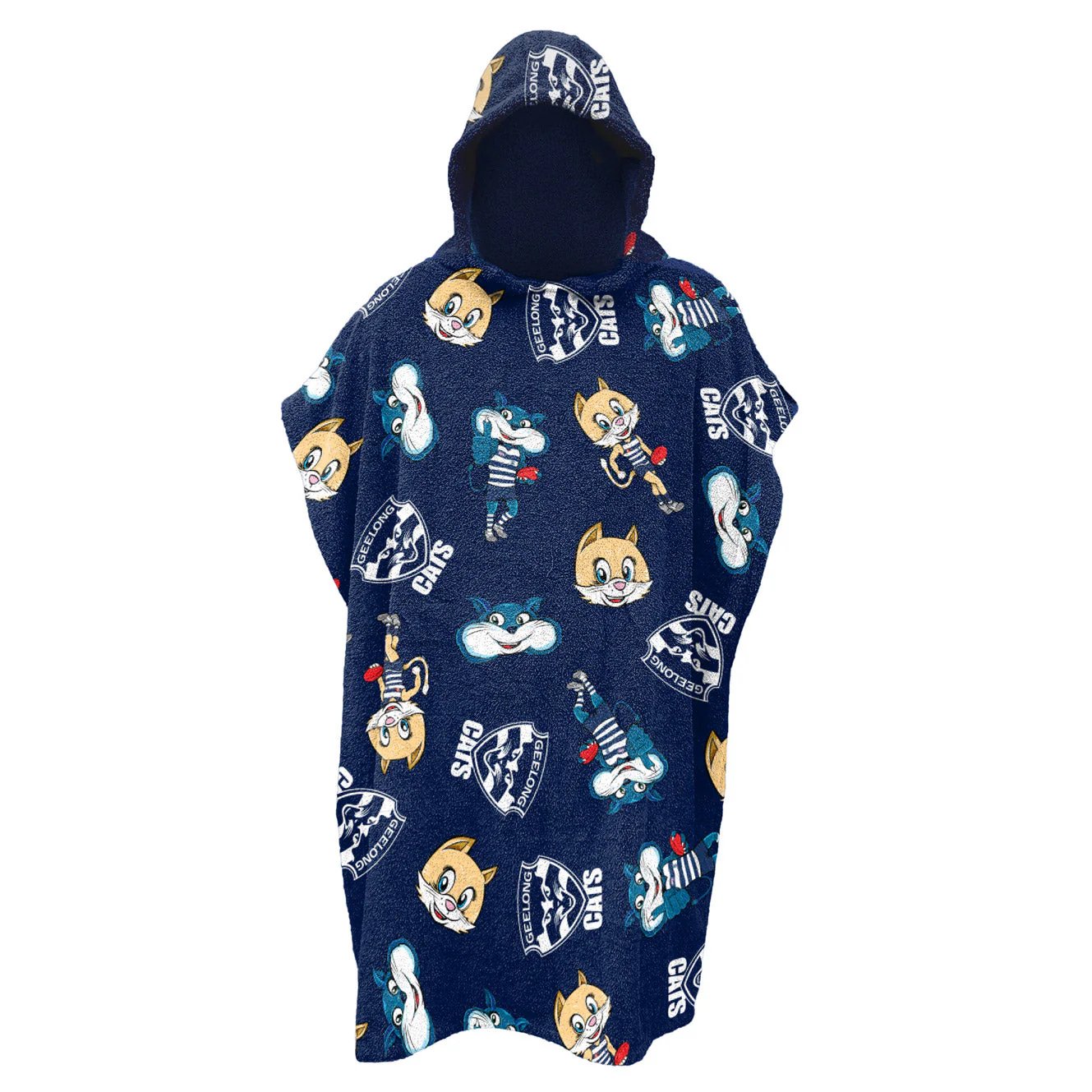 Geelong Cats Youth Hooded Towel