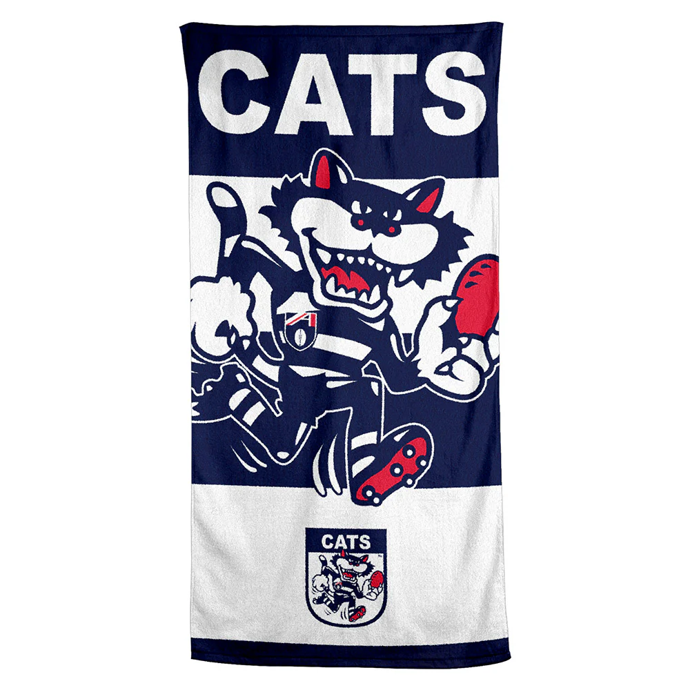 Geelong Cats Jumbo Beach Towel