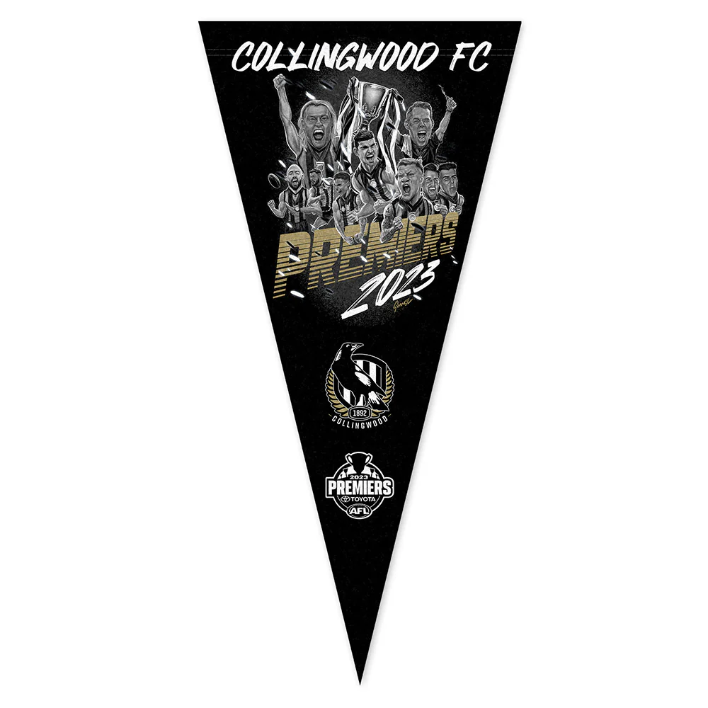 Collingwood 2023 Premiers Grange Celebration Pennant
