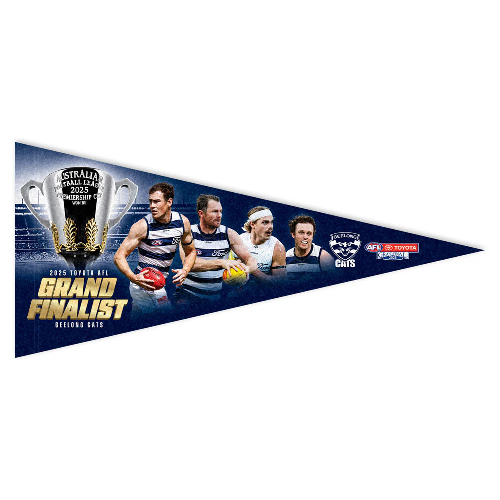 2025 Grand Finalist Player Wall Pennant - Geelong Cats