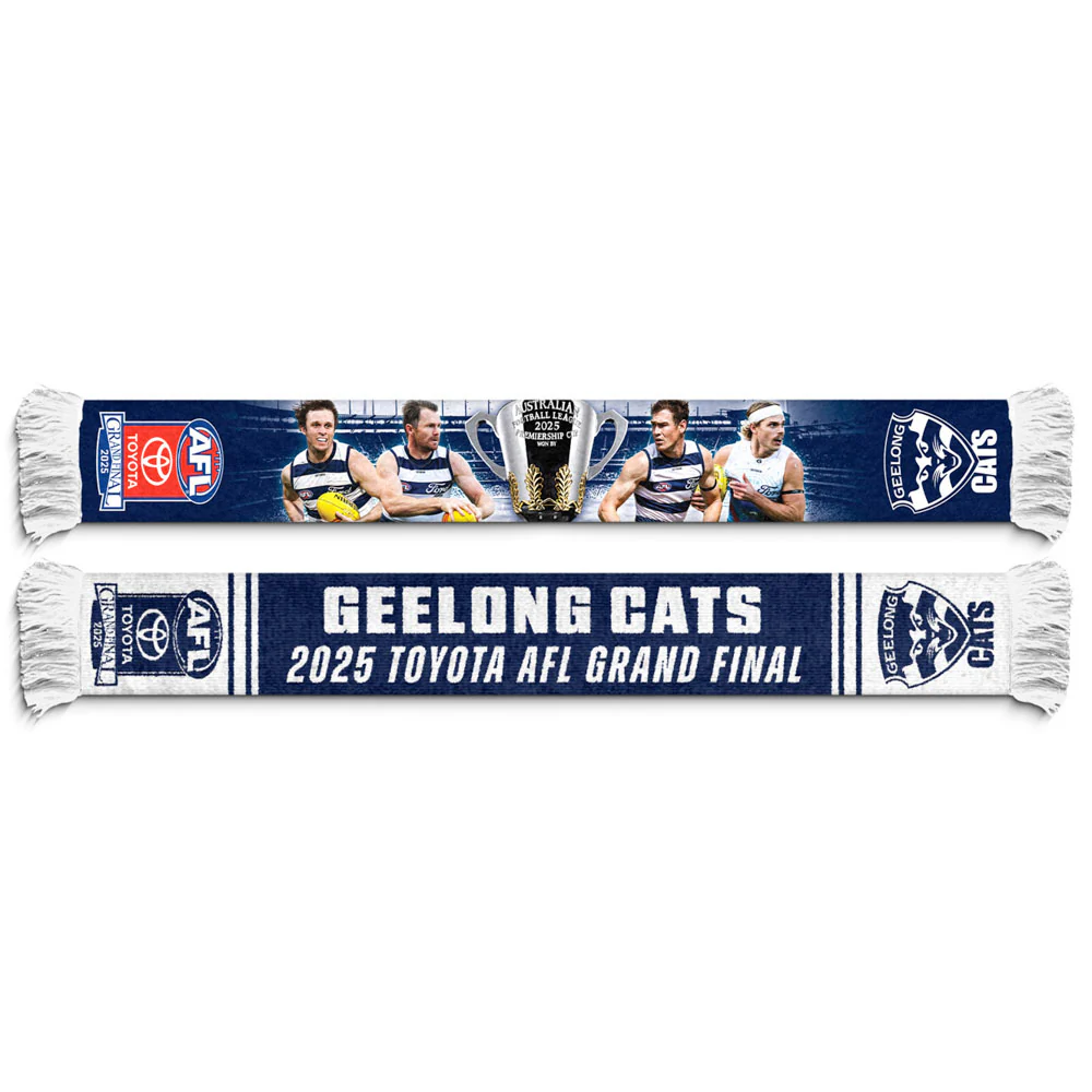 Geelong Cats 2025 Finalist Player Scarf