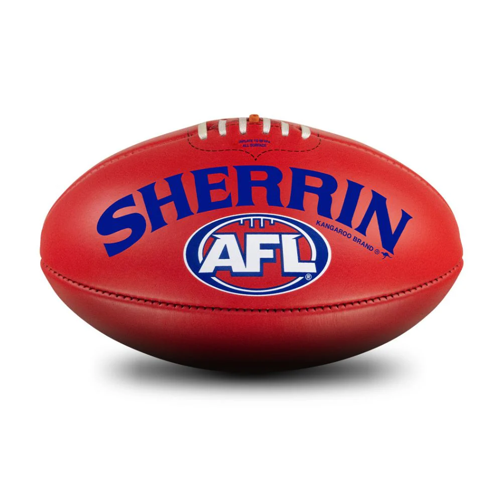 Brisbane Lions 2025 Premiers Sherrin Split Leather Football - Size 5 - Image 3