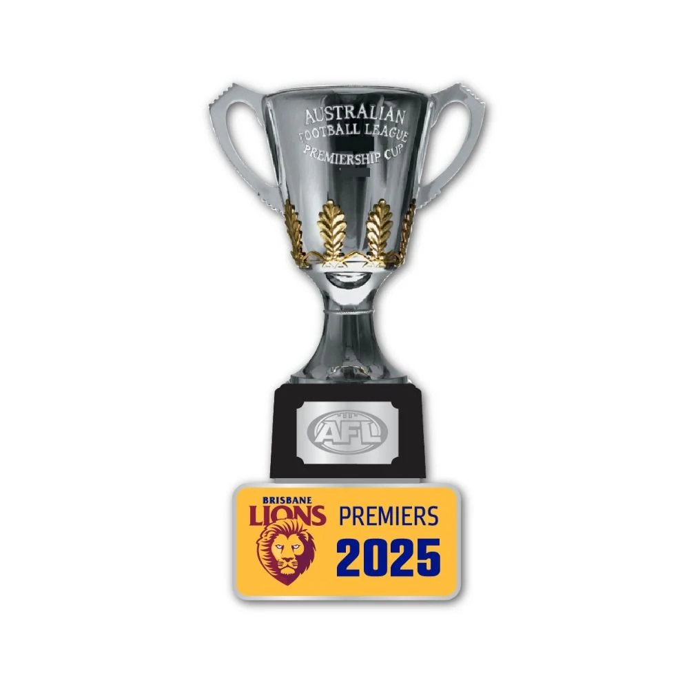 Brisbane Lions 2025 Premiers 3d Trophy Pin