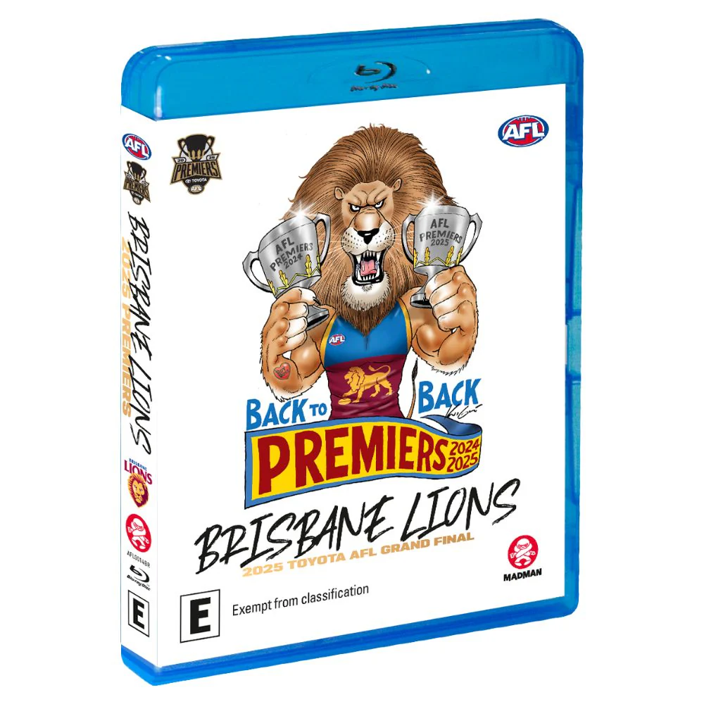 Brisbane Lions 2025 Premiers Blu-Ray