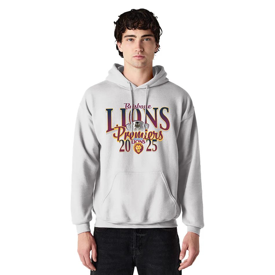 Brisbane Lions 2025 Premiers Cup Hoodie - Image 2