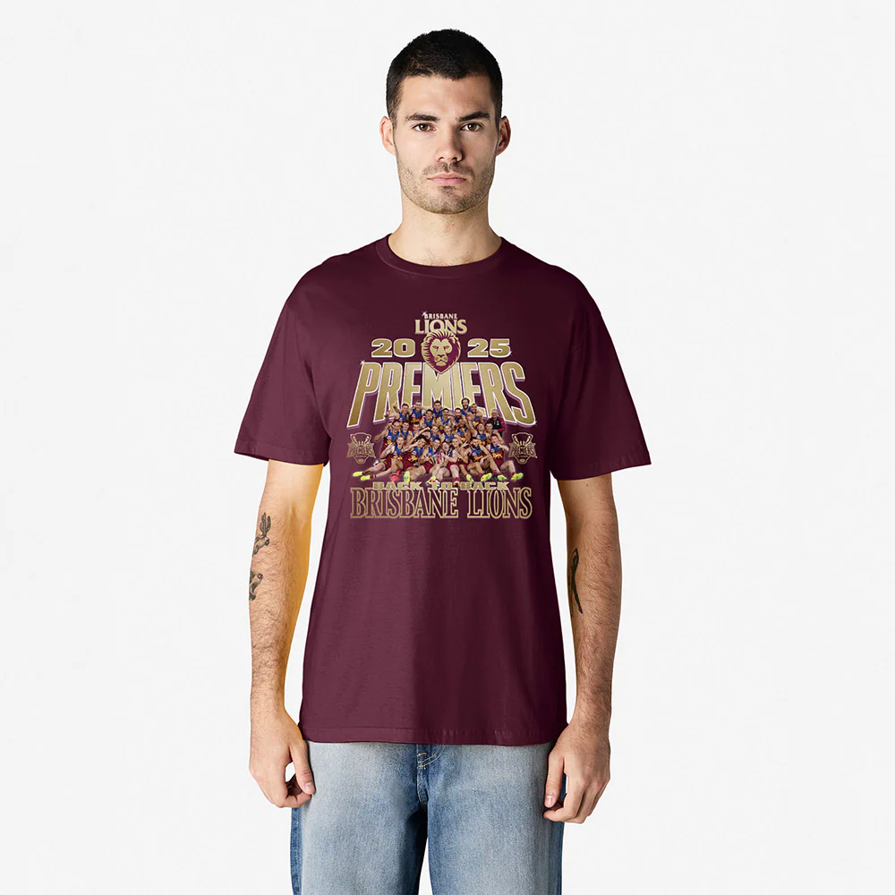 Brisbane Lions Premiers 2025 Podium Tee - Image 2