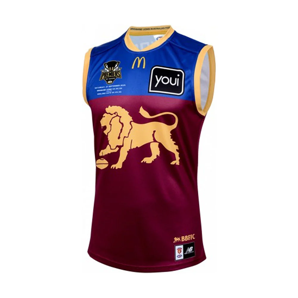 Brisbane Lions 2025 Premiers Youth Home Guernsey