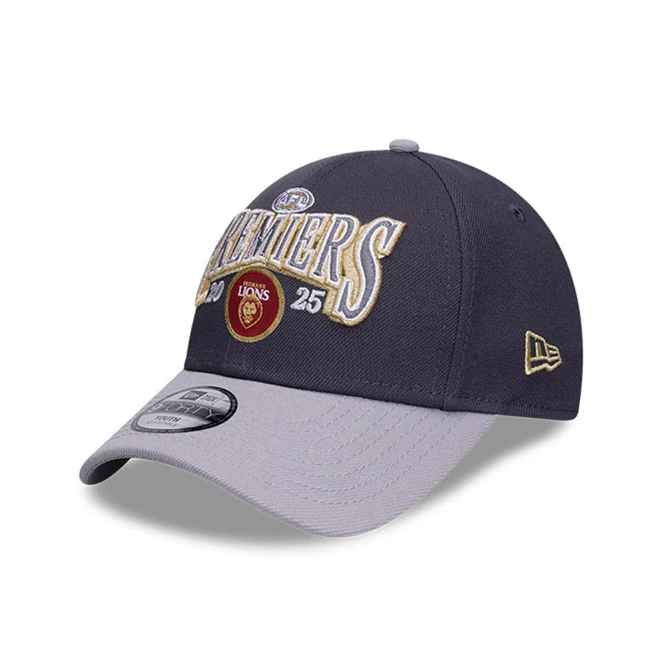 Brisbane Lions 2025 Premiers Kids Cap