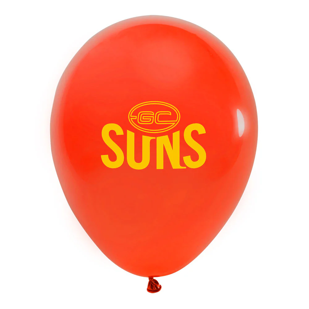 Gold Coast Suns Balloons - 25 Pk - Image 3