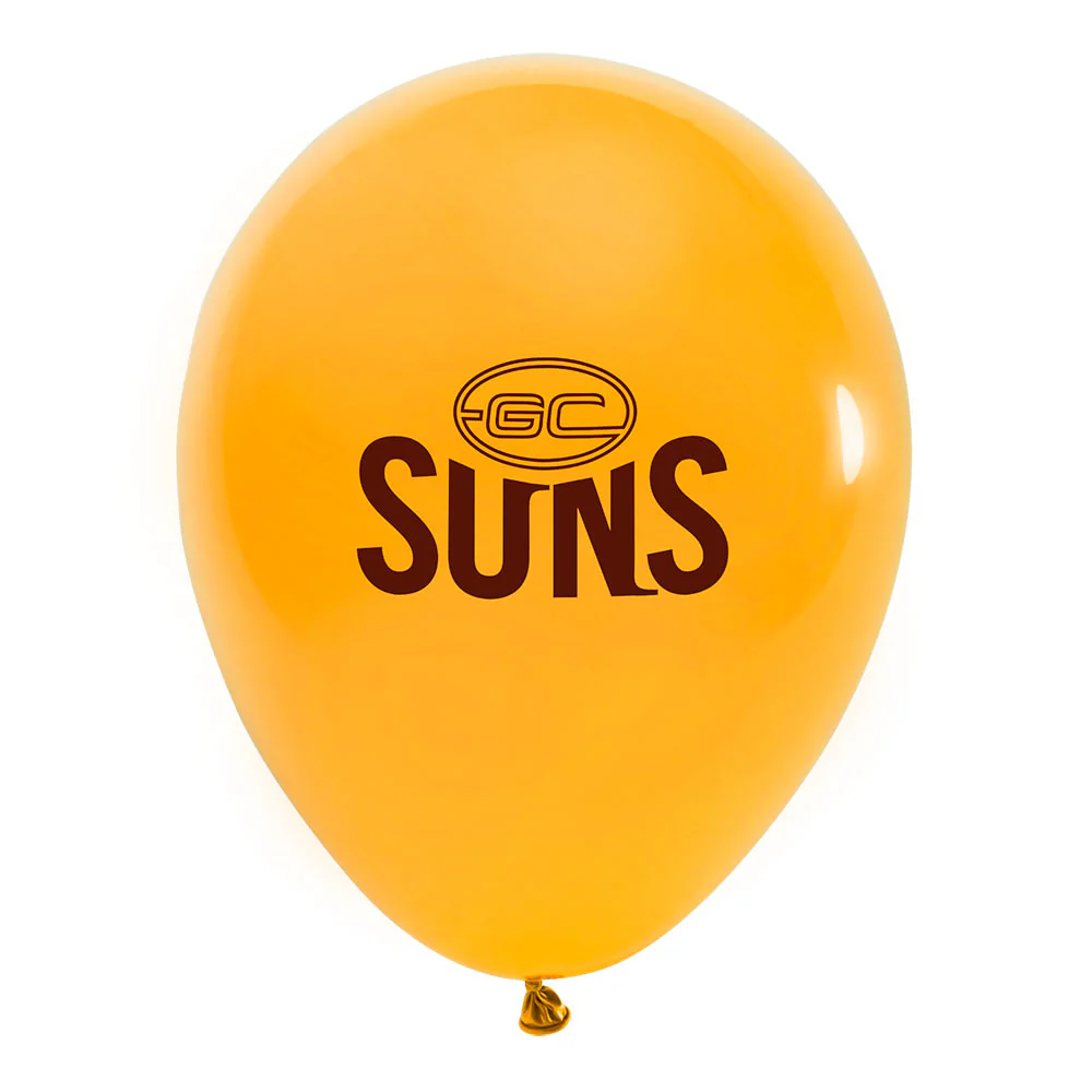 Gold Coast Suns Balloons - 25 Pk - Image 4