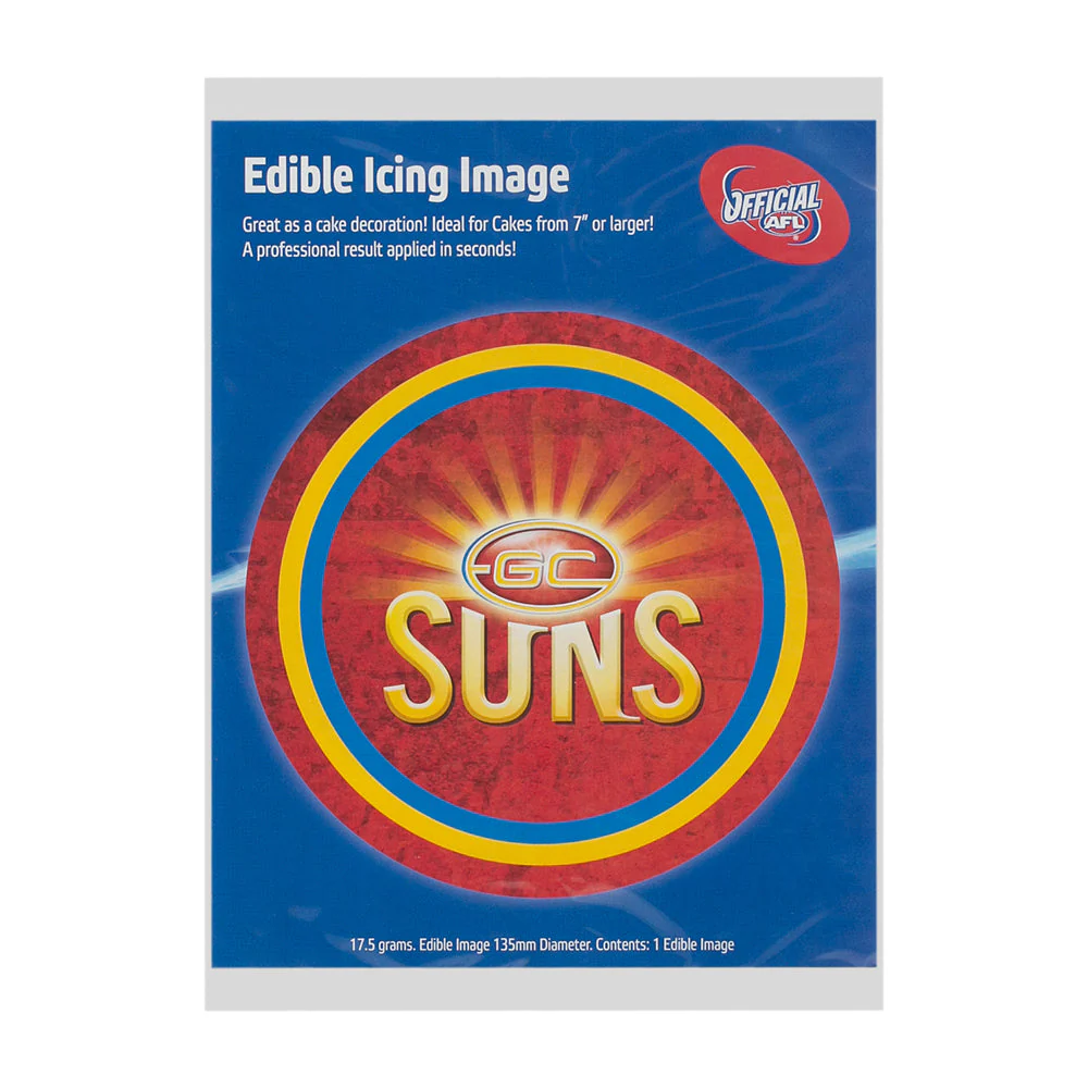 Gold Coast Suns Edible Icing - Image 6