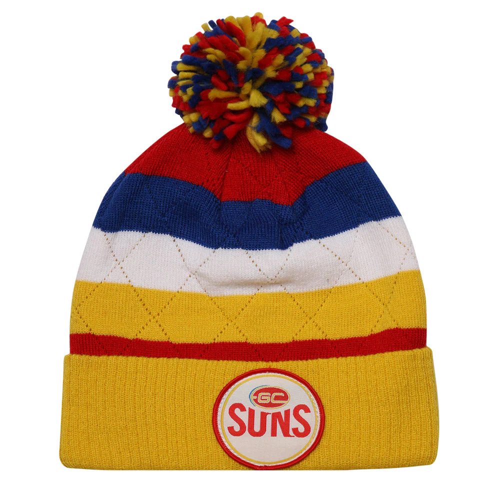 Gold Coast Suns Mens Supporter Beanie - Image 2
