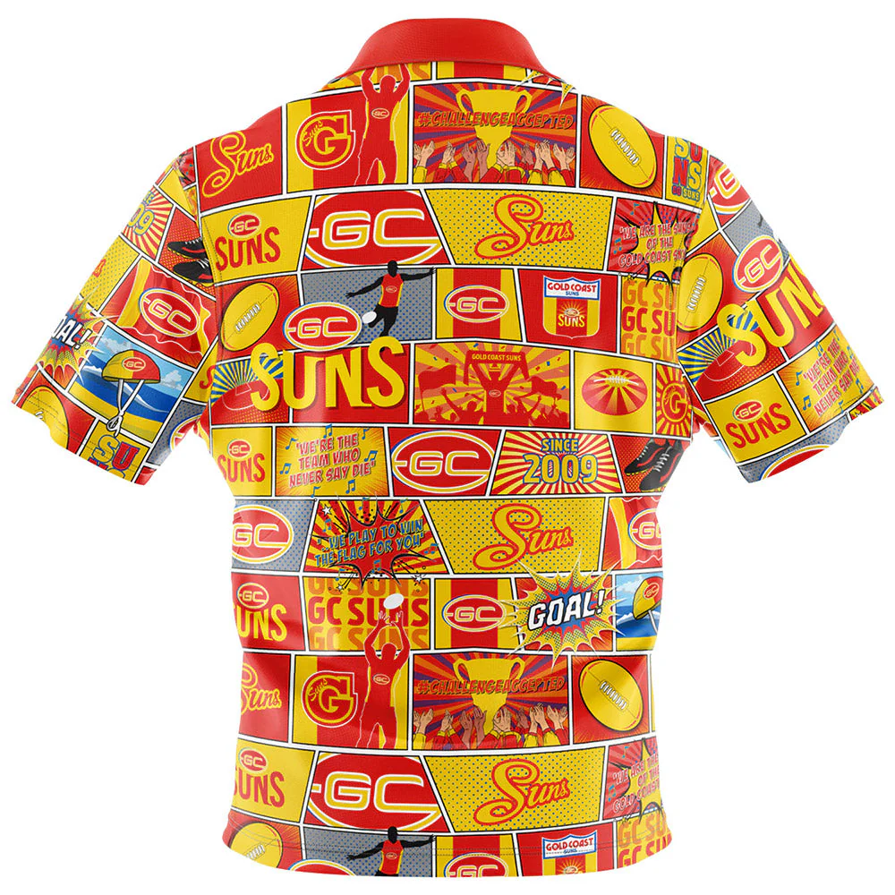 Gold Coast Suns Pop Art Shirt - Image 5