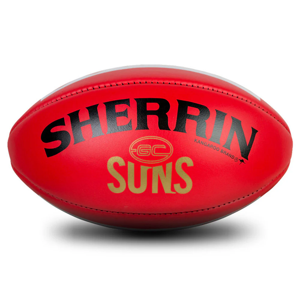 Gold Coast Suns Red Official Game Ball