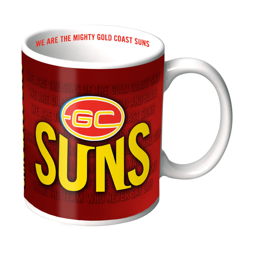 Gold Coast Suns Team Song Mug
