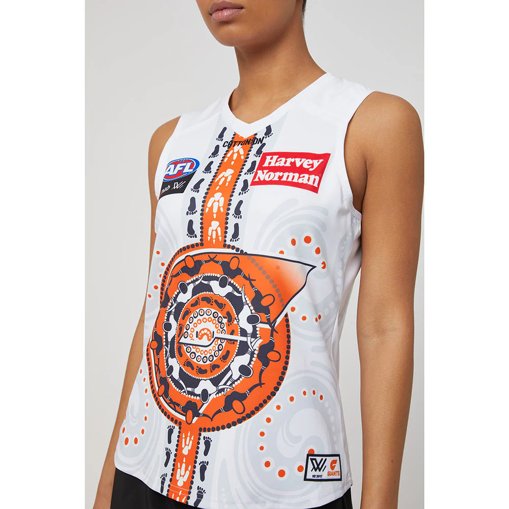 GWS Giants AFLW Season 7 Womens Indigenous Guernsey - Image 7