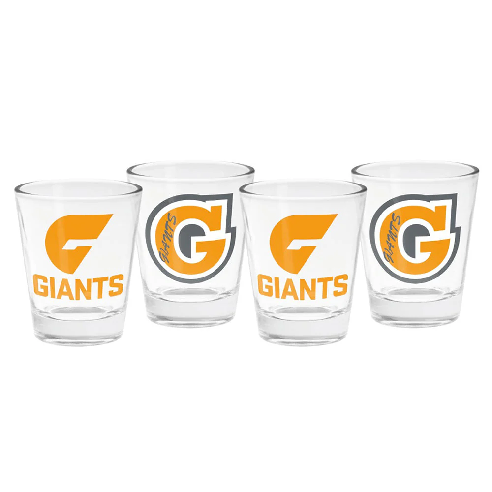 GWS Giants 4pk Shot Glasses - Image 2