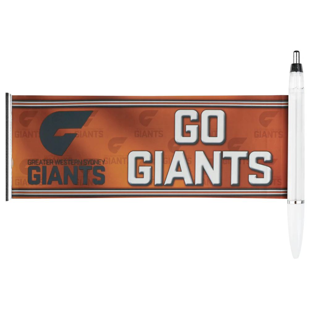 GWS Giants Banner Pen - Image 2