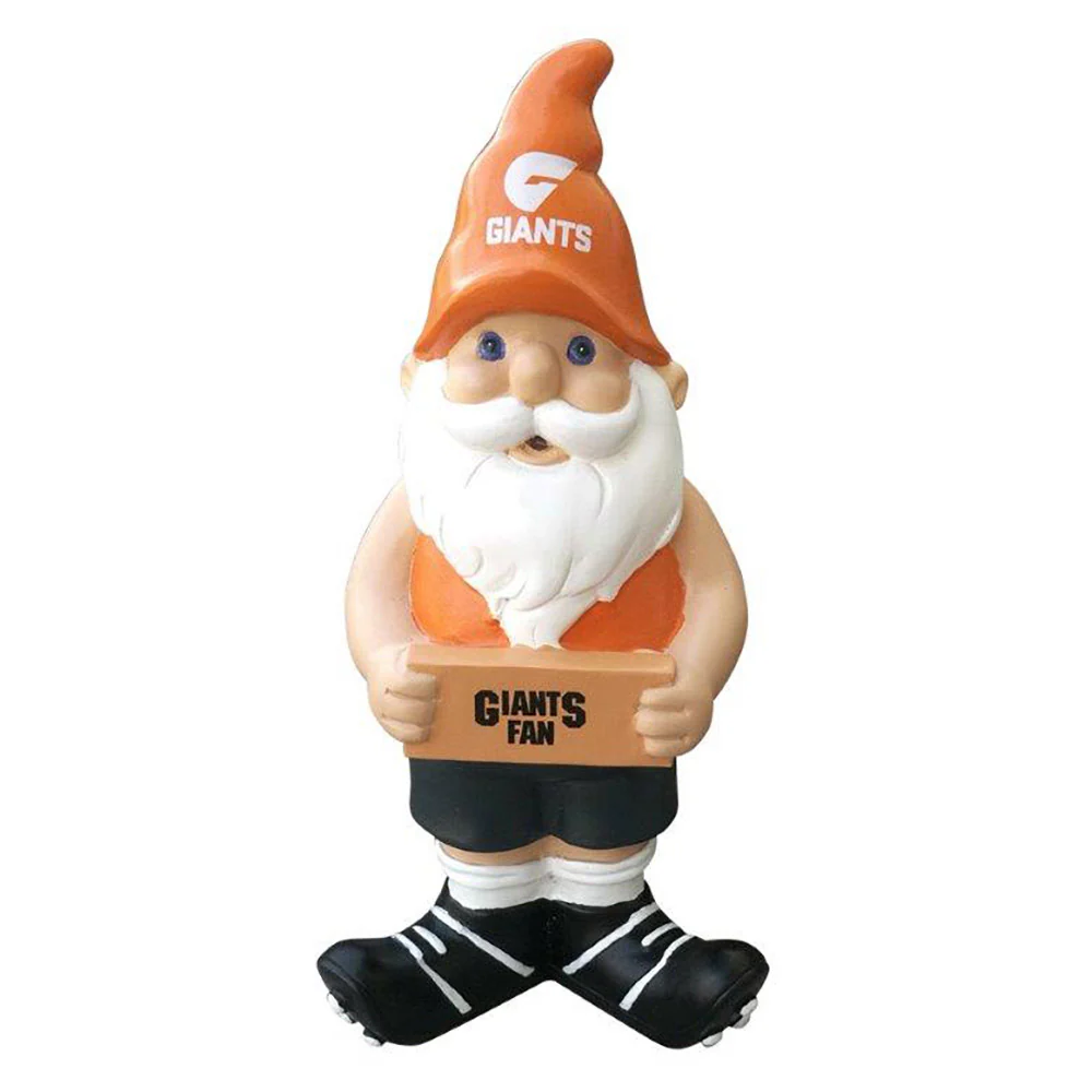 GWS Giants Garden Gnome With Sign
