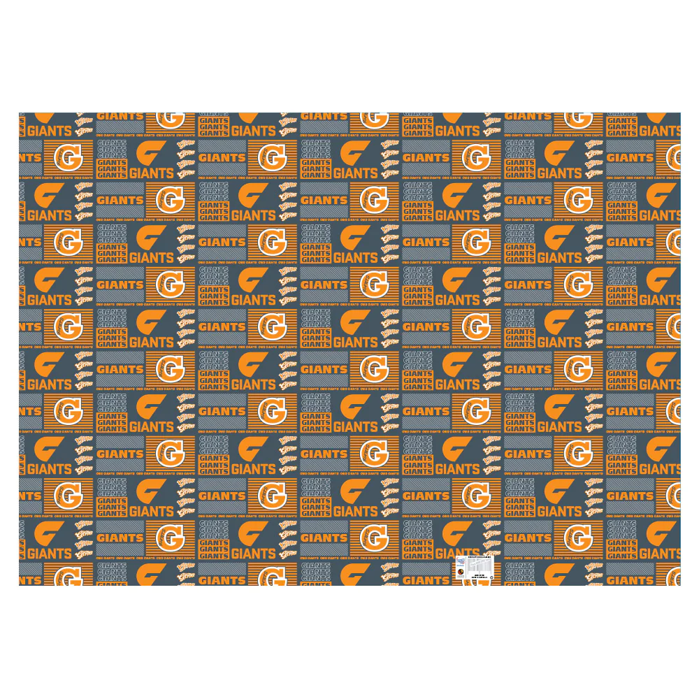 GWS Giants Gift Wrapping Paper